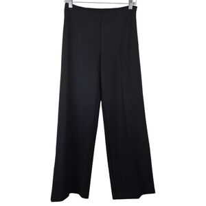 J. McLaughlin Black Wide Leg Side Zip Dress Pants 4